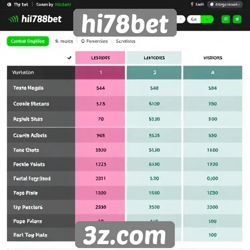 Comparativo de usabilidade do site hi78bet
